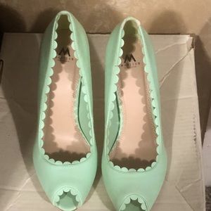 Mint Green Heels, Madison by Shoedazzle, size 11 (US)